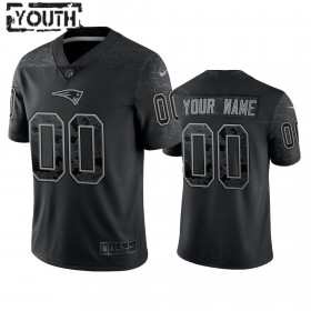 Tröjor New England Patriots Custom Svart Reflective Limited - Barn